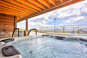 Cabin with Beach Access, Sport Court, Hot Tub and View